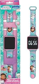 LEXIBOOK DMW060GDH Gabby's Dollhouse Digital Watch, 12-Hour or 24-Hour time Display, Blue