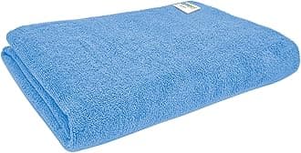 SOFTSPUN Microfiber Bath & Hair, Care Towel Set of 1 Piece, 70x140 Cms (Sky Blue). Super Soft & Comfortable, Quick Drying, Ultra Absorbent in Large Size.