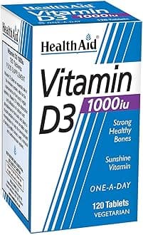 HealthAid Vitamin D3 1000iu Tablet Pack of 120