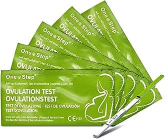 One Step: 10 Ovulation Tests - Highly Sensitive Ovulation/Fertility Tests - 20miu/ml Ovulation Tests