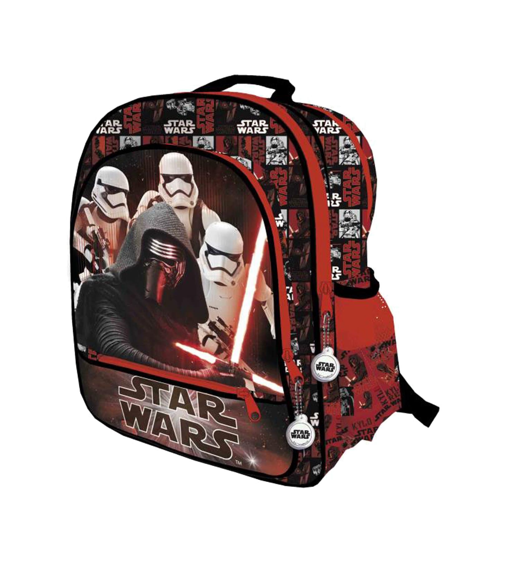 STAR WARS AST4014 Children's Backpack, 41 Centimeters, 3 Zippers, Adaptable To Cart Trolley, Kylo Ren