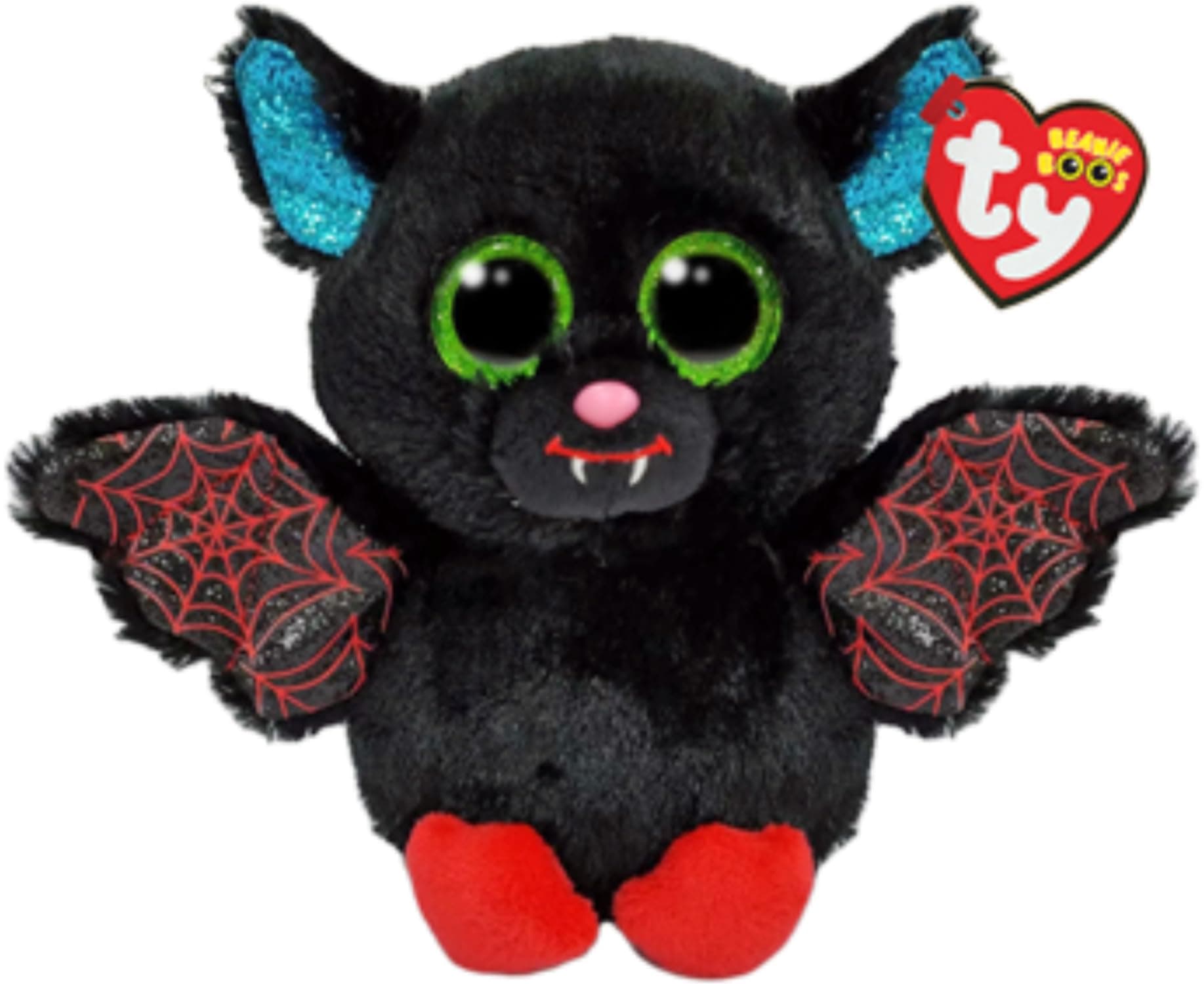 Ty Beanie Boo Ophelia - Black Bat - 6"