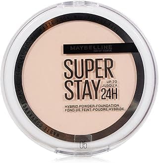 Powder Foundation, Long-lasting 24H Wear, Medium to Full Coverage, Transfer, Water & Sweat Resistant, SuperStay 24H Hybrid Powder Foundation, 05