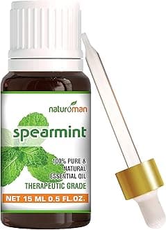 Naturoman Spearmint Pure and Natural Essential Oil Therapeutic Grade, 15 ml