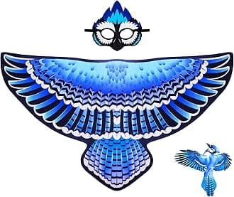 Bird-Costume for Kids Eagle-Wings Parrot Costume Hawk Owl Dress Up for Boys Girls Party Halloween Favors Gifts Toys
