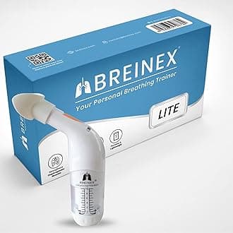 Model: People with Weaker Lungs | Breathing Exerciser and Lung Expansion | Remove Mucus | Adjustable Resistance | Hand-Held Breathing Trainers