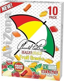 AriZona Iced Tea Fruit Snacks, Arnold Palmer - 0.9 oz, 10 count Box