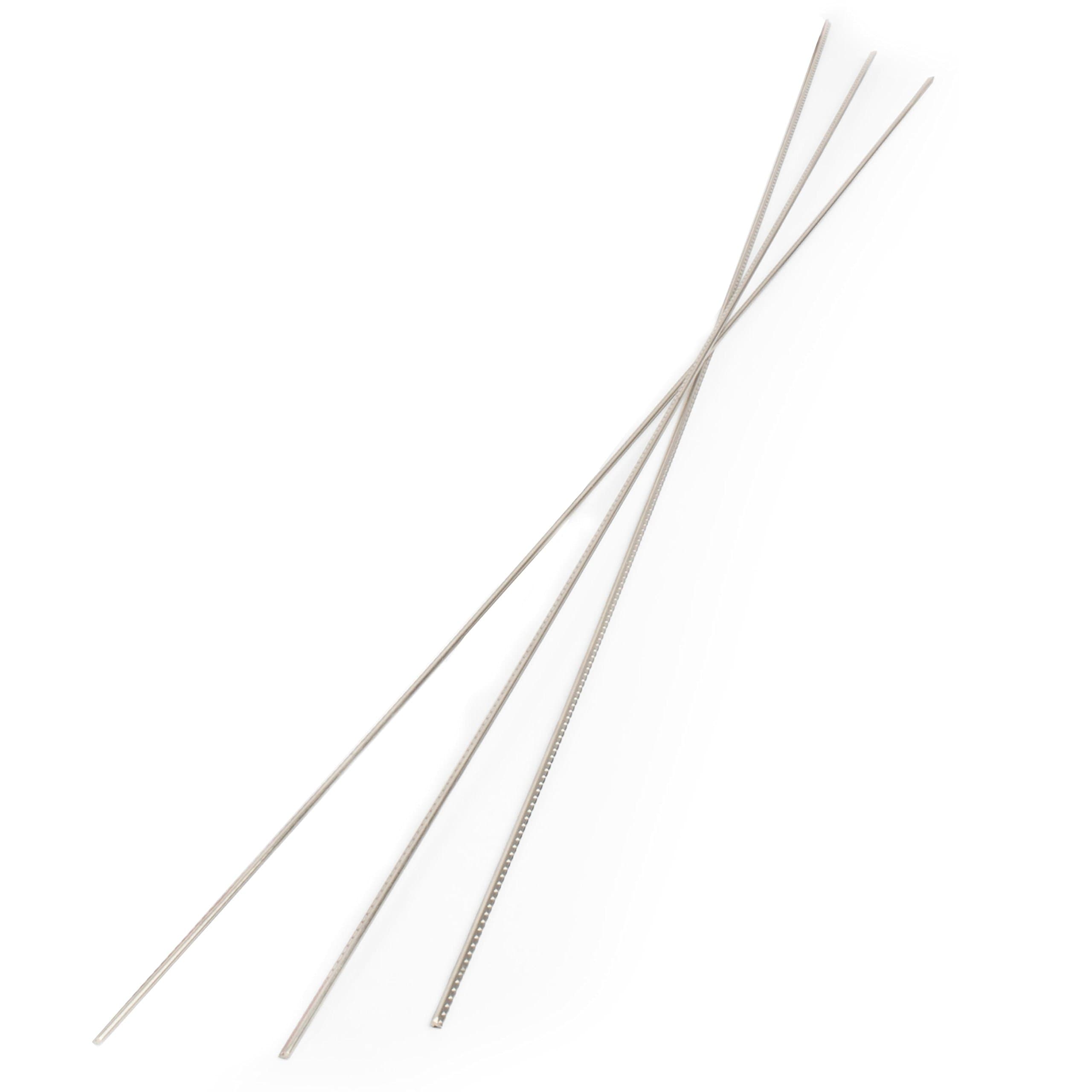 StewMac Stainless Steel Fretwire, Medium/Medium, 2-foot Pieces - 3 Pack (6 Feet Total)