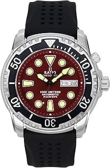 FreeDiver Helium-Safe Dive Watch Sapphire Crystal Automatic Diver Watch 1000M Water Resistant Diving Watch for Men