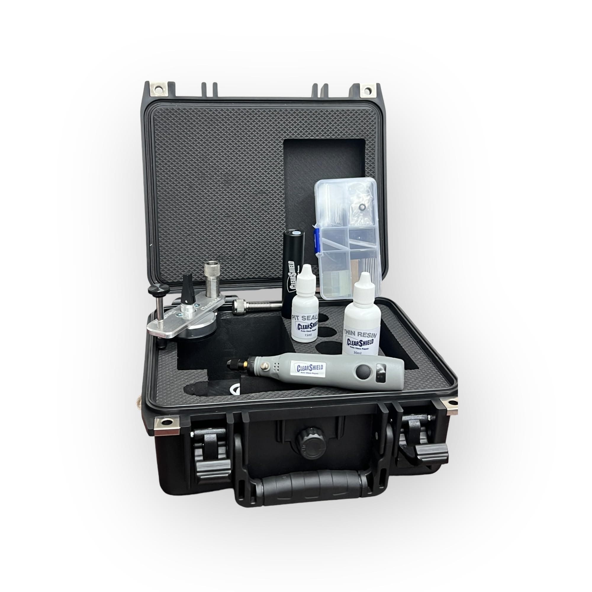 Clearshield Windshield Repair Kit - Window Lock Chip Repair Kit - Cracked Windshield Repair Kit - Auto Glass Repair Kit for 200+ Times of Repair