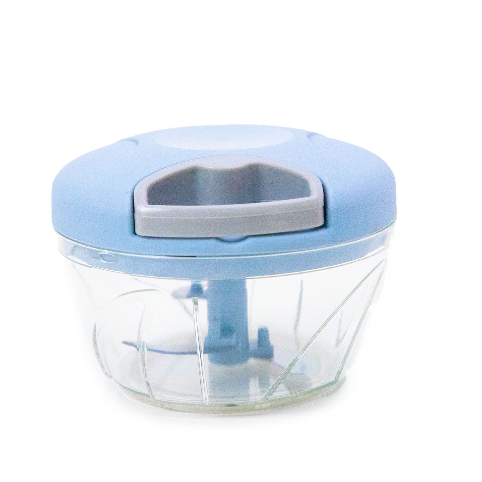 Eotia Quick Hand Cutter with Sharp 3 Blades for Vegetables Chopper, Cutting Chopper for kitchen use- Blue