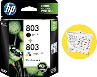HP 803 2-pack Economy Black/Tri-color Original Ink Cartridges