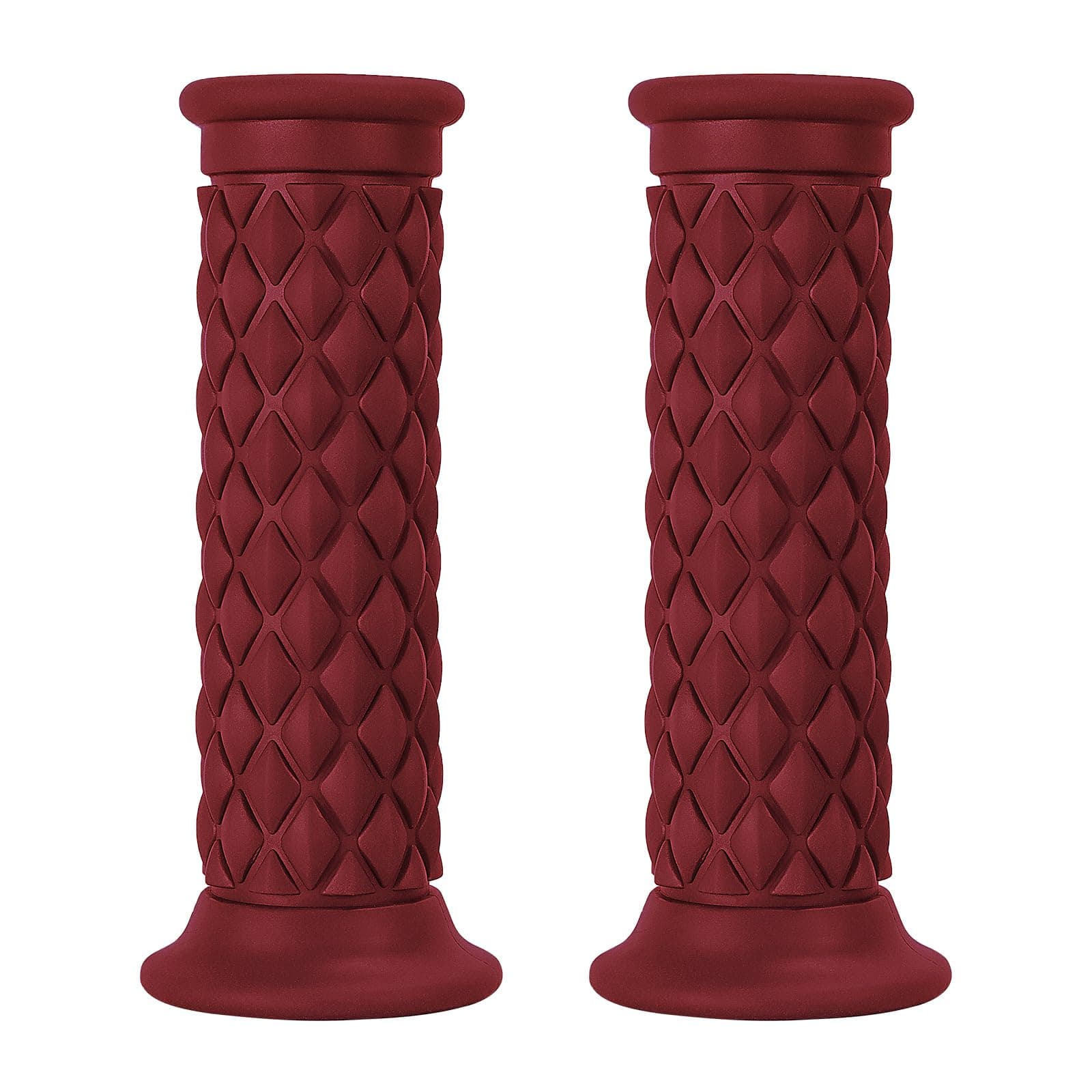 Motorcycle Grips Non Slip Rubber Bar End Thruster Grip 7/8" 22mm 24mm Motorcycle Comfort Hand Handlebar Grip Thruster Grip