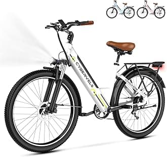 1000 Peak Electric Bike for Adults,up 80 Miles Removable Battery Ebike, 26" Electric E Bike with 7-Speed,Adult Electric Bicycles for Commute Beach Snow Womens/Man All Terrain
