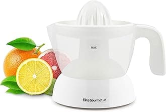 Elite GourmetCuisine ETS-411 Maxi-Matic 20-Ounce Citrus Juicer, White