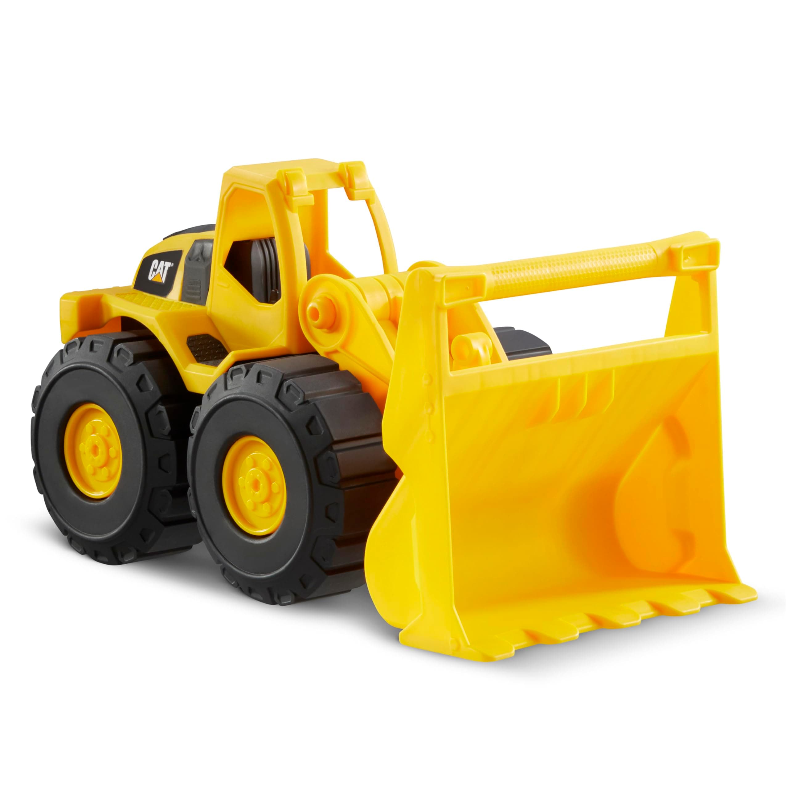 Construction Toys, Construction Fleet 10" Front Loader Toy - Heavy‑Duty Plastic, Working Bucket & Free‑Rolling Wheels, Indoor/Outdoor Sandbox Vehicle for Toddlers & Kids Ages 2 +