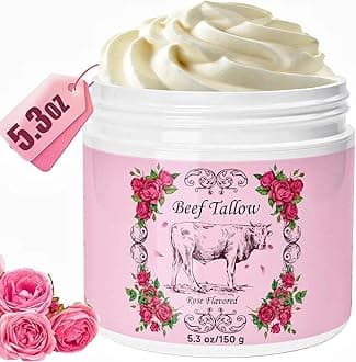 Outccogo Beef Tallow for Skin, Beef Tallow for Face,Face Moisturizer, 5.3 OZ ...