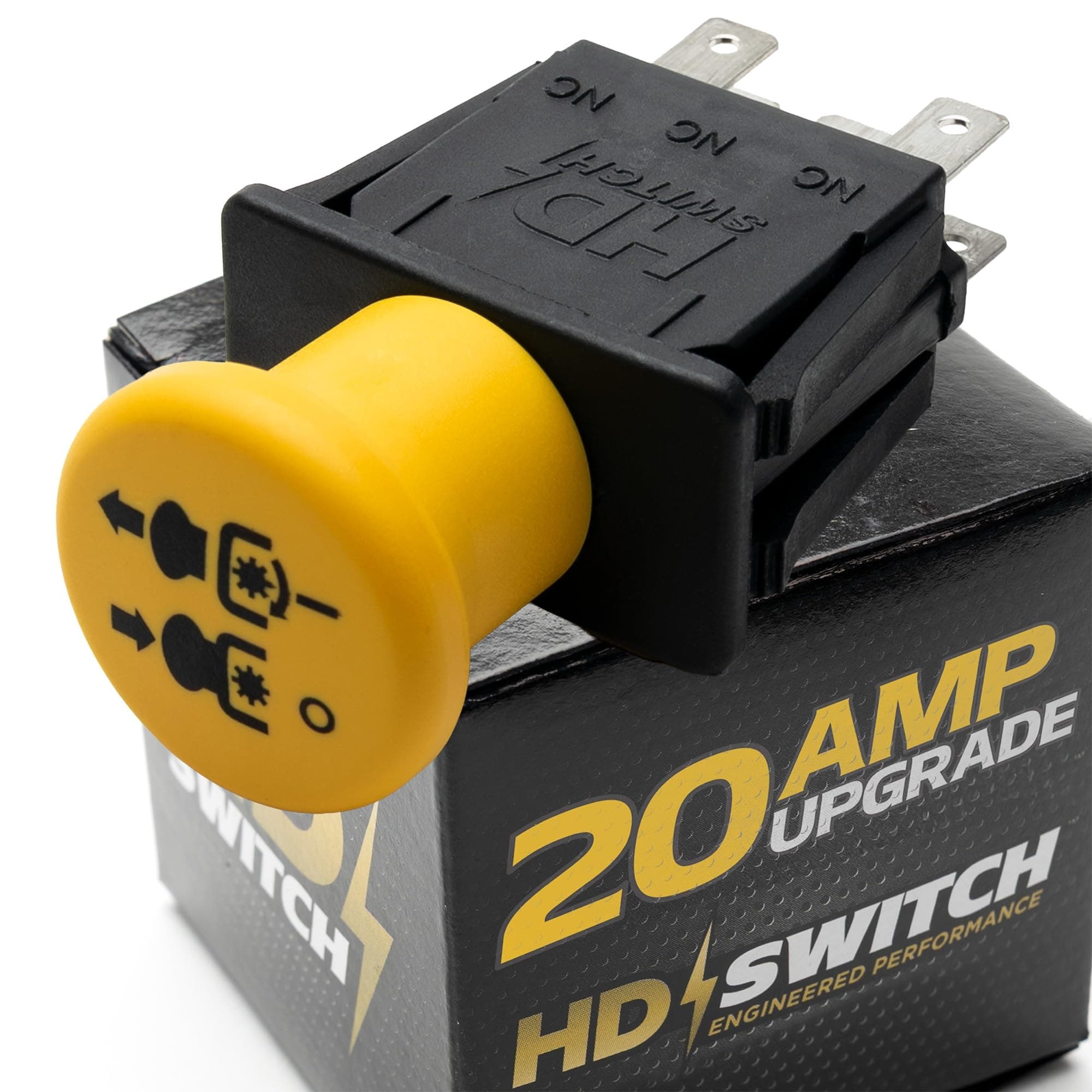 20 AMP Upgrade New Improved Design Blade Clutch PTO Switch Replaces Cub Cadet Tractor GT1554 GT2554 LT1018 LT1022 LT1024 LT1040 LT1042 LT1045 LT1046 LT1050 SLT1550 SLT1554 SLTX1050 LTX1046 LTX1050