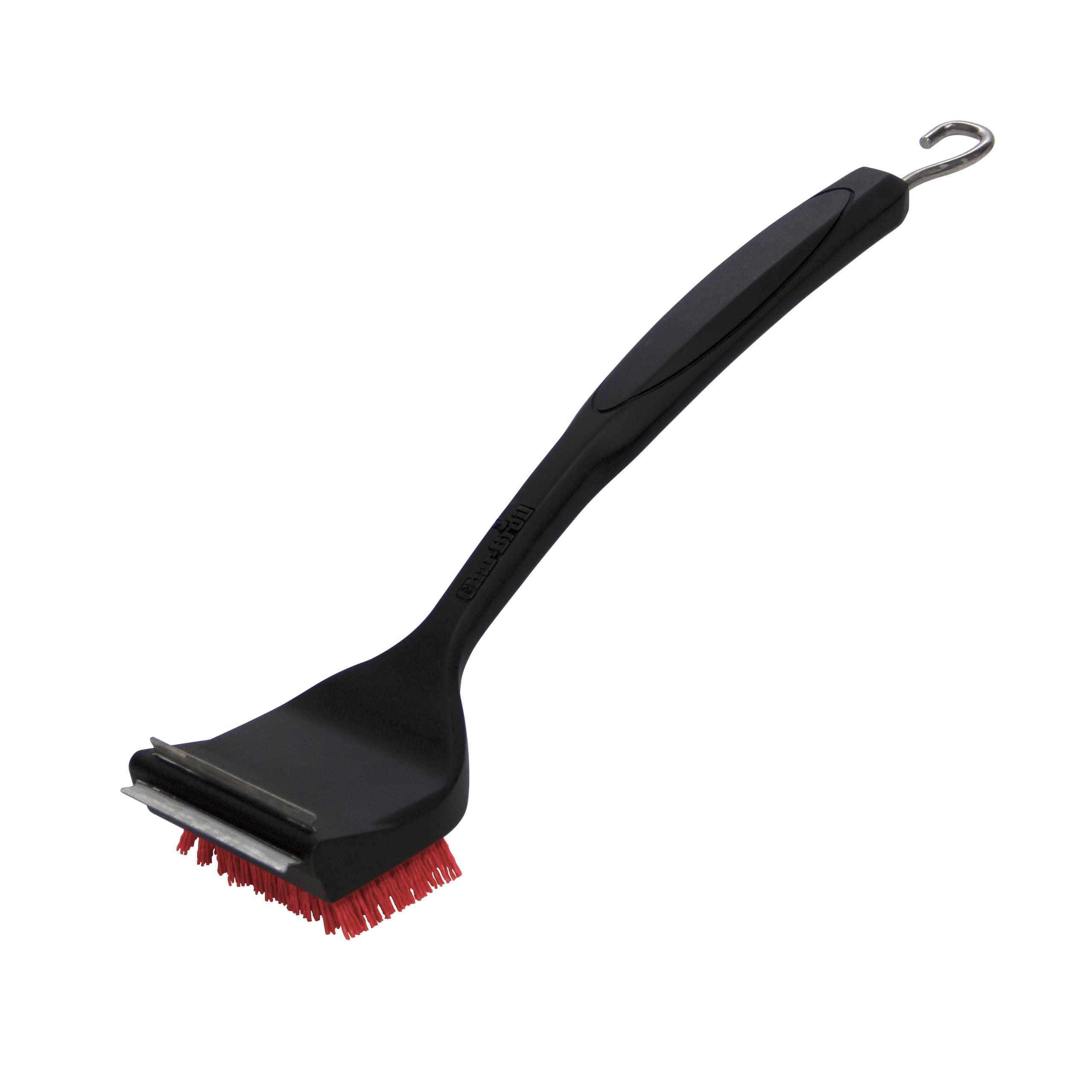 Char-Broil SAFER 8666894 Barbecue Brush with Replaceable Head, Nylon Bristles, with Cool Clean Technology, One Size