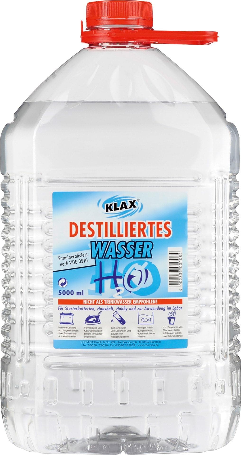Zentrallager Distilled water 5L