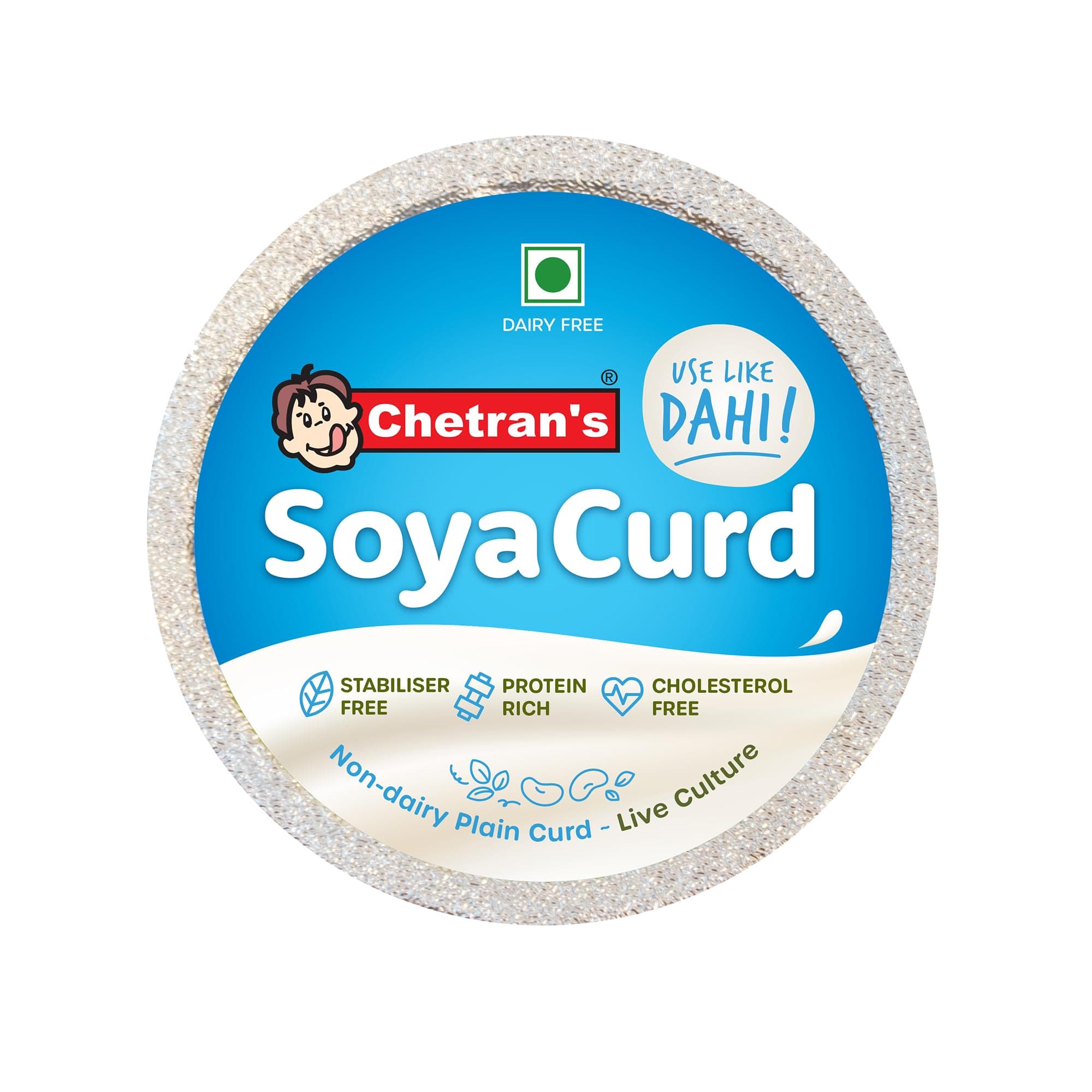 Chetrans Soya Curd 400G|Dairy Curd Alternative/Fresh/Probiotic/Lactose Free/Non Gmo/Plant Based/No Thickeners, Gums, Gels, Stabilisers, Colours Or Flavours/Hi Protein