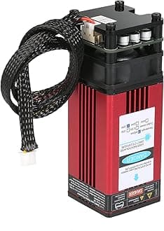 30W Laser Module 450nm Engraving La-ser He-ad High Precision Engraving Metal Wood for Laser Engraving Machine CNC Router Cutting Machine