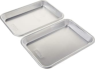 Nordic Ware 36570 Burger Serving Trays-2 Piece Set, Aluminum