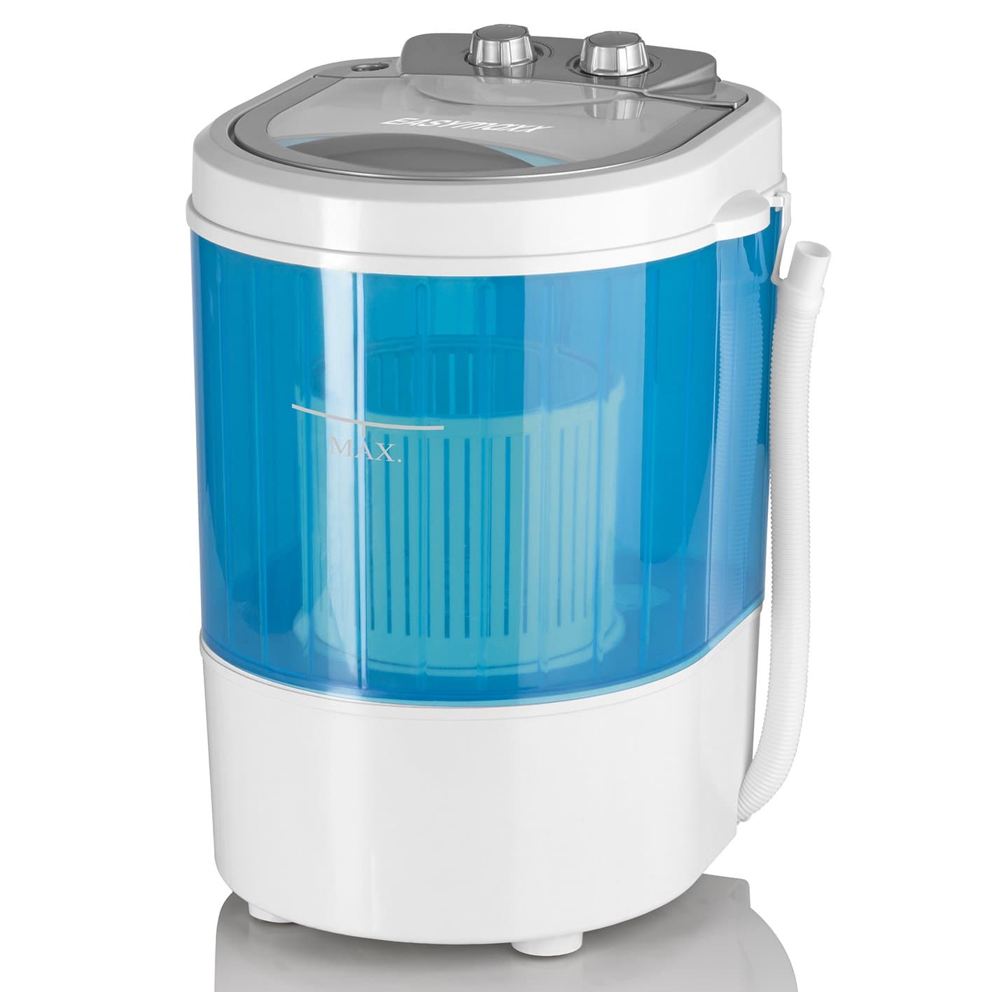 Mini-washing machine, camping washing machine also for single households 260W with centrifugal function. Improved version model year 2017 (10 litres) [Energy Class A+++]
