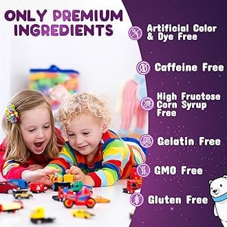 Nature's Nutrition Kids Immune Support Gummies with Vitamin C, Echinacea and Zinc - Children's Support & Vitamin C Gummy, Tasty Natural Fruit Flavor, Vegan - 90 Gummy Bears