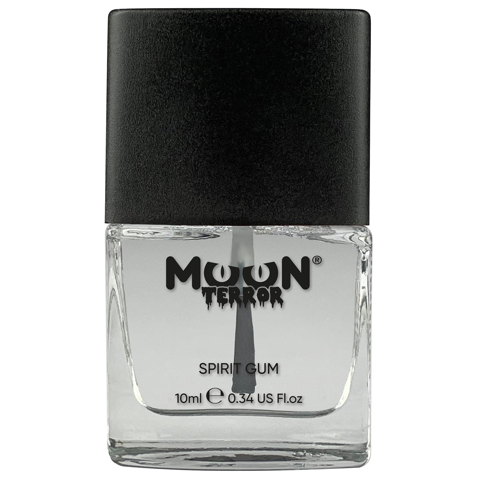 Pro FX Spirit Gum by Moon Terror | 10ml | SFX Make up for Halloween, Glue Adhesive Fix, Body Glue for Prosthetics Glitter Jewels Hair Wigs Special Effects Make up