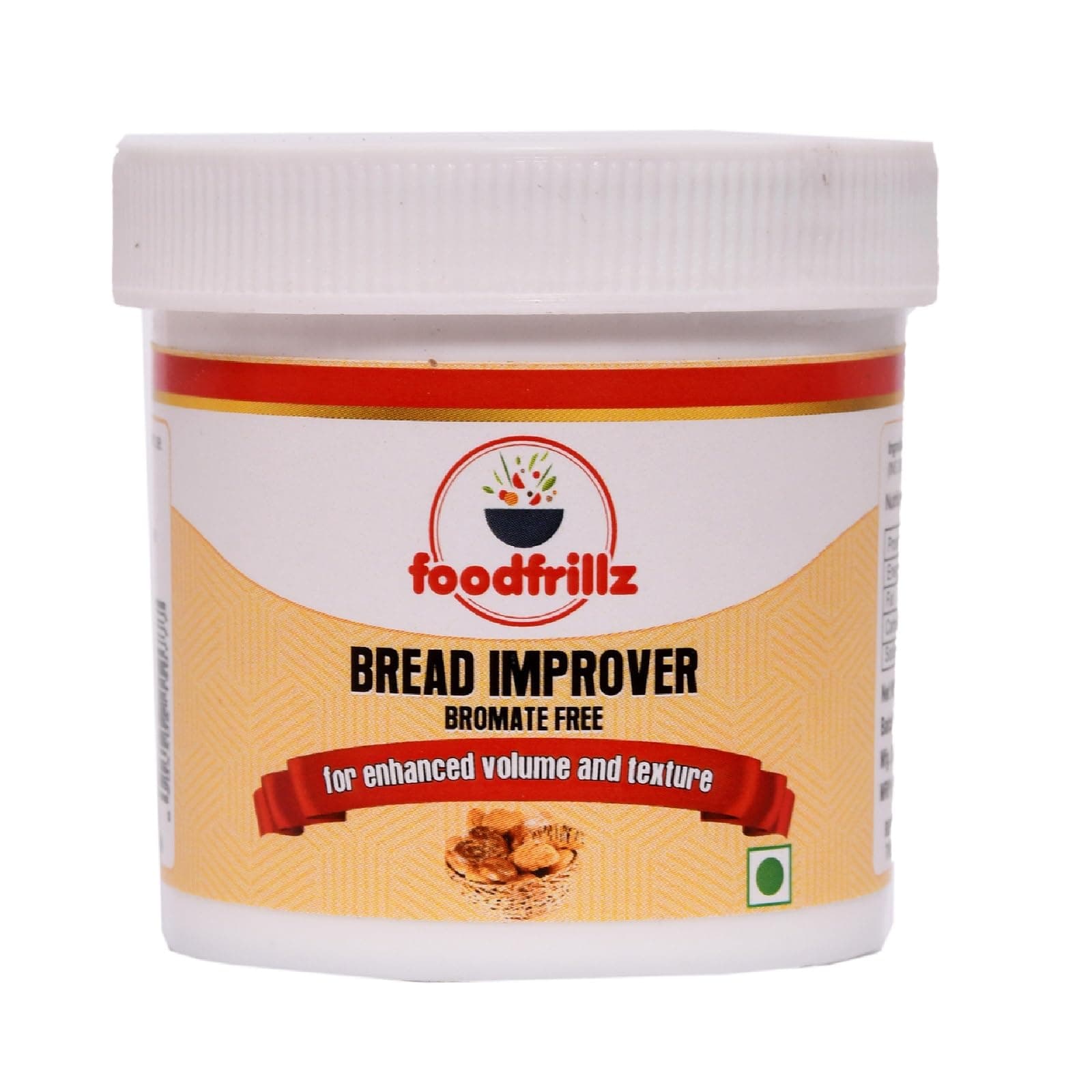 foodfrillz Bread Improver, 50 g | Bromate free | for soft bread and pizza dough