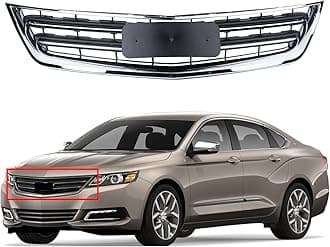 Front Bumper Grille Compatible with 2014-2020 Impala LT, Premier, LS, LTZ, Eco,Chrome Upper Grille
