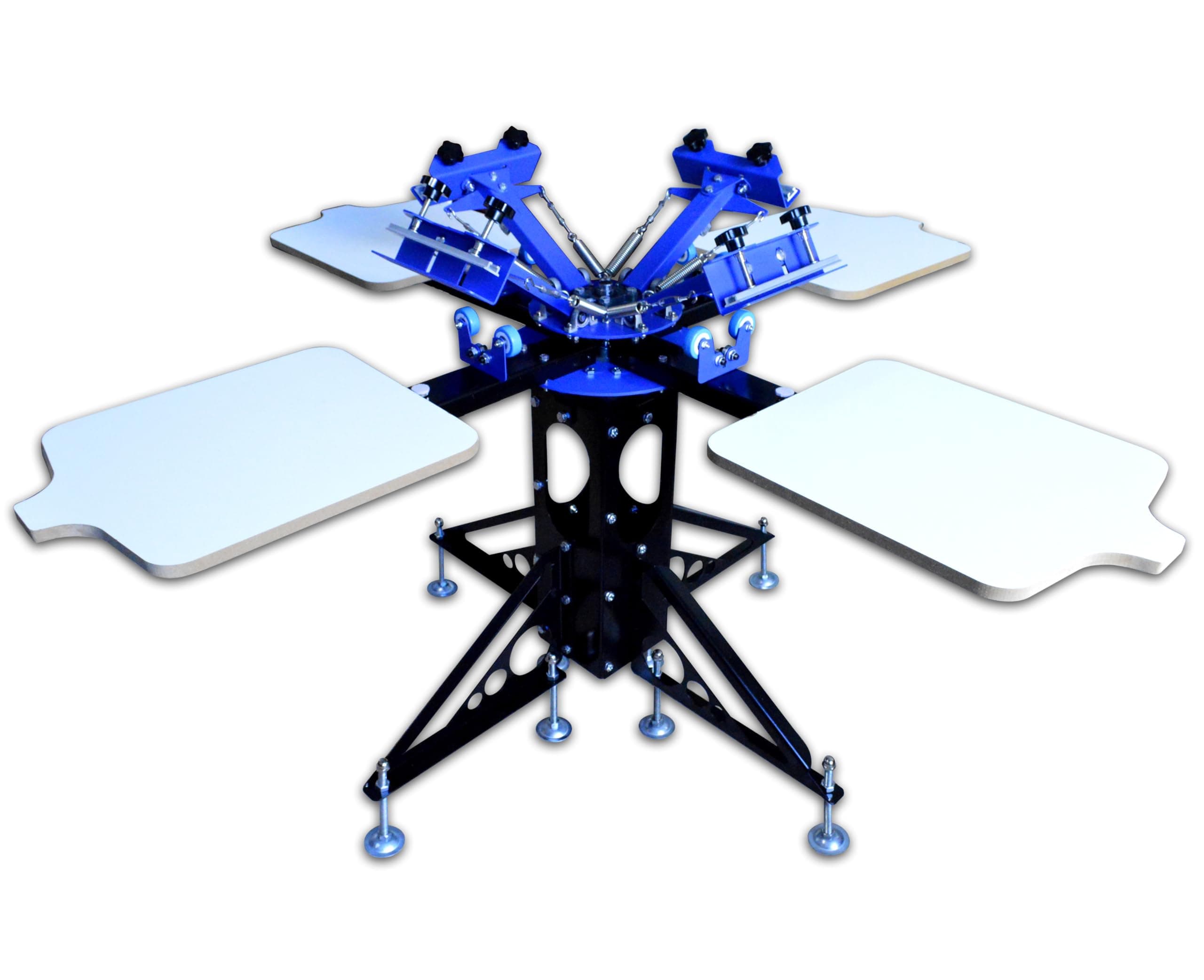 TECHTONGDA 4 Color 4 Station Silk Screen Printing Machine Press DIY T-Shirt Printer