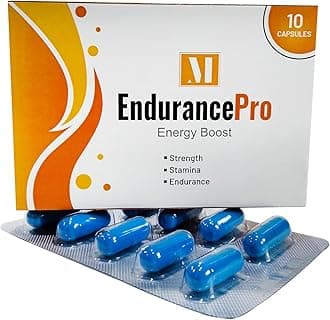 Blended Men's Sports Nutrition Booster for Maximizing Stamina, Lengthen Endurance, Strength and Supercharged Energy with Butea Superba (Pack of 10) - Made in USA