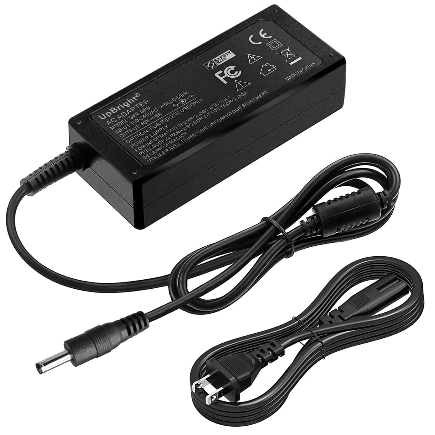 UpBright 12V 3A AC/DC Adapter Compatible with Ultrabrite SL9067 DS SL9067-2 Costco 1055778 LED Desk Lamp 2 USB Ports Ultra Brite Intek SL9066-2 1041303 Fan SL1203000 MKS-1203000 Power Supply Charger