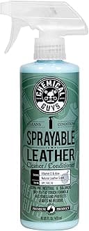 Sprayable Leather Cleaner and Conditioner in One - Cleans, Conditions, and Protects Leather, Vinyl, Faux & More, Safe for Cars, Furniture & Apparel - 16 oz
