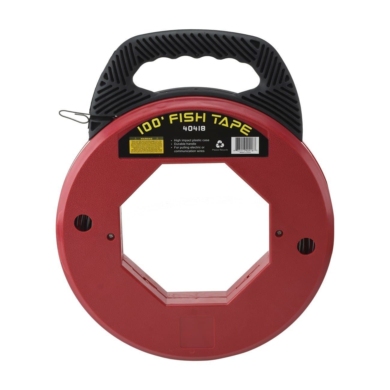 High Strength Flexible Steel Electrical Fish Tape/Wire Puller - 100 Feet
