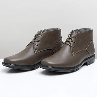 alpine swiss Mens Leather Lined Dressy Ankle Boots