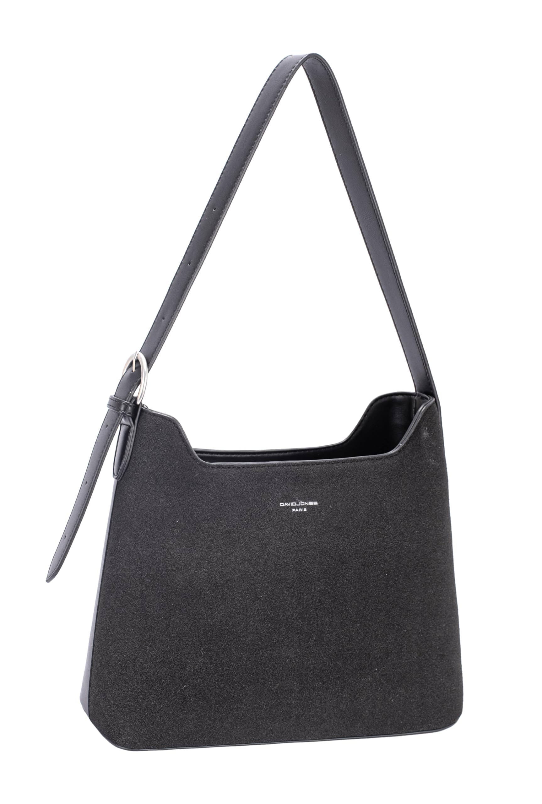 Paris Women's Shoulder Bag – Bi-Material Imitation Leather – Medium Size – Adjustable Handle – City Chic Classic Elegant Work Courses