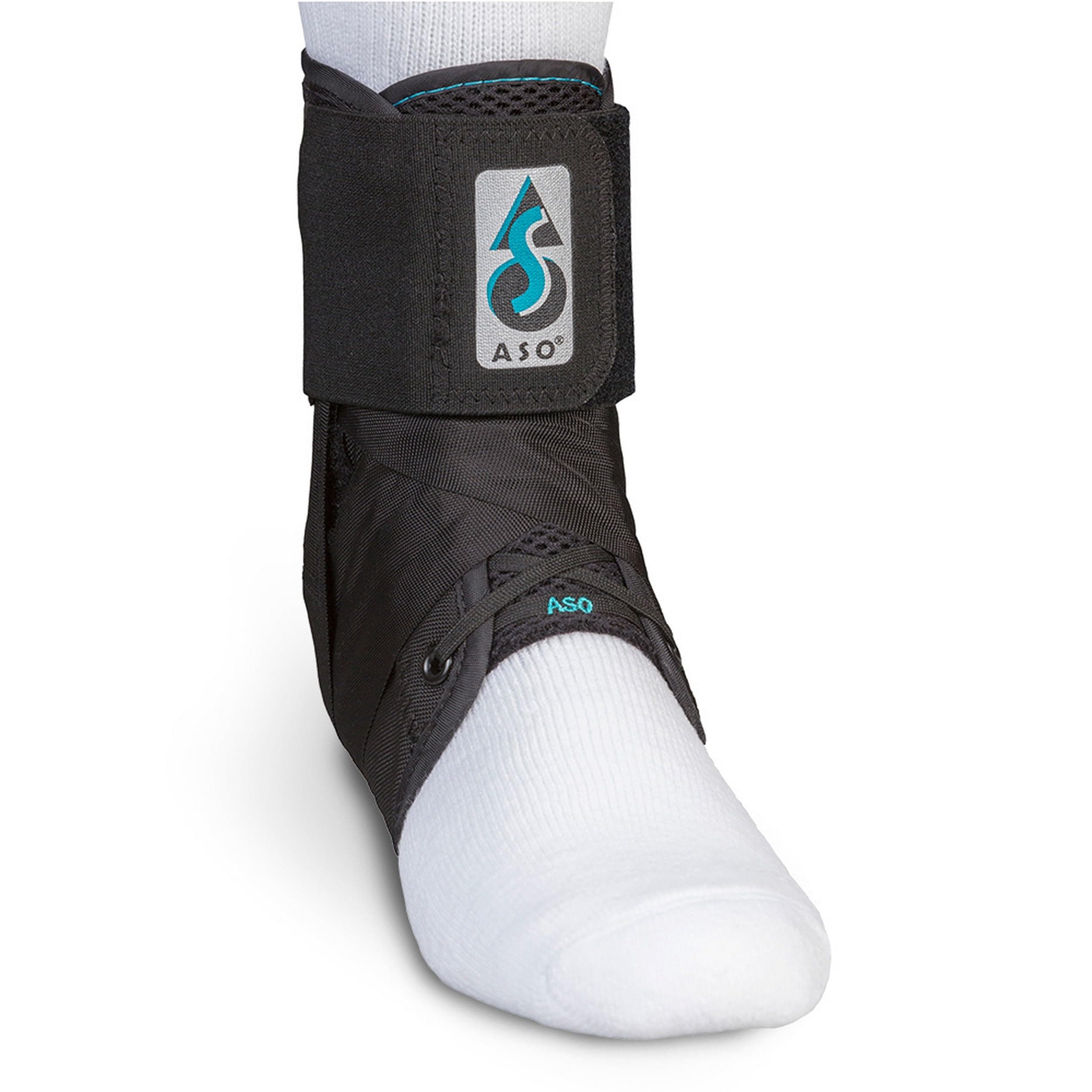 Med Spec ASO Ankle Stabilizer - Lace Up Ankle Brace for Sprained Ankle and Peroneal Tendonitis, Orthopedic Ankle Support for Men, Women, Adults, Teens and Kids, Sports Injury Recovery