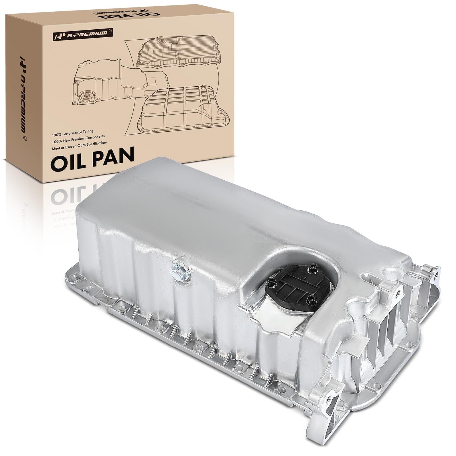Engine Oil Pan Compatible with Volkswagen Jetta 1999-2005 Beetle 1998-2006 Golf 1999-2006 Seat Cordoba 1999-2002 Ibiza