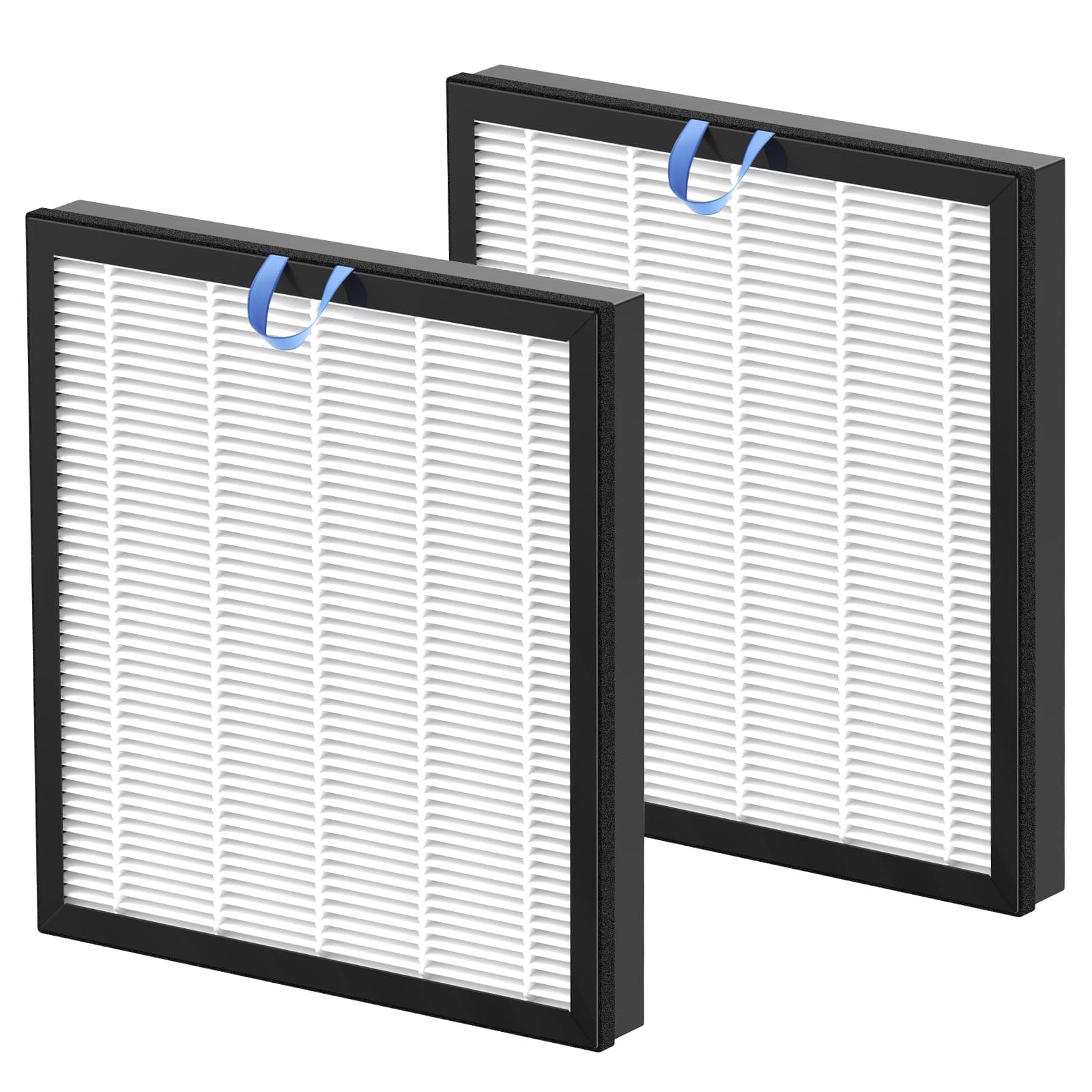 LINNIW Vital 100S Replacement Filter Compatible with LEVOIT Vital 100S Air Purifier, 3-in-1 High-Efficiency H13 True HEPA and Activated Carbon Filter, 2 Pack Vital 100S-RF Filter White