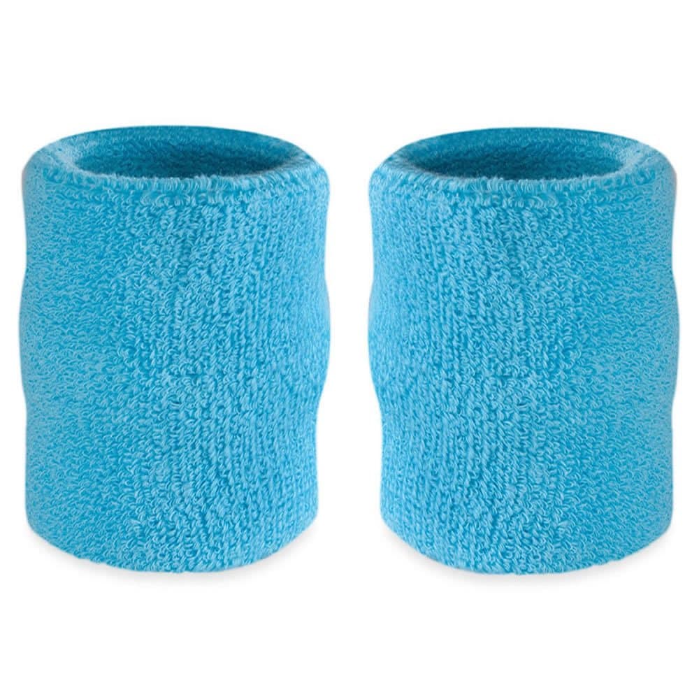 Arm Sweatbands, Absorbent and Breathable Thick Cotton Bands for Working Out, Gymnastics, Basketball, Tennis, and Football, Multiuse 4-inch Wristbands for Costumes and Cosplay