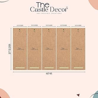 Golden Deer Wall Painting for Living Room, Bedroom, Hotels - Big Size Wooden Framed 27x48 Stunning Wall Art for Home Decoration, Perfect Wall Decor for Living Rooms and Bedrooms.