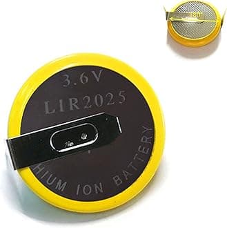 Replacement for LIR2025 Battery for BMW Mini/3 5 7 Series M3 M5 M6 Z3 Z4 Z8 E81 E46 E39 E63 E38 E83 E53 E36 E85 1996-2012 Keyless Entry Remote Smart Car Key Fob Shell (180 Degree Leg-A)