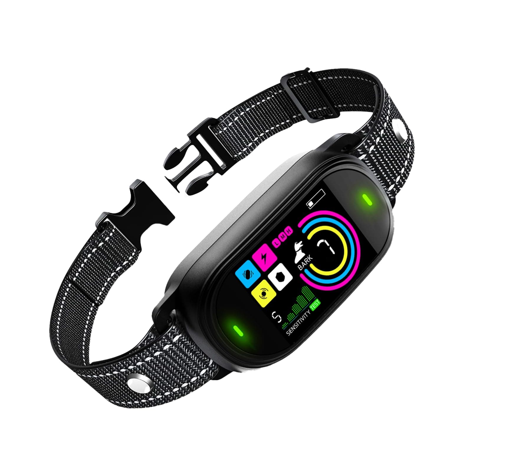 Dog Bark Collar, Bark Collar for Small Medium Large Dogs, Smart AI Dual Recognition Anti Bark Collar, Rechargeable Automatic Stop Dog Barking Collars with 3 Adjustable Shock Modes Activated