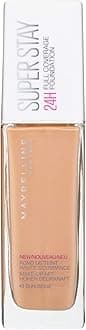 MaybellineNew York Foundation, Superstay 24 Hour Longlasting Foundation, Lightweight Feel, Water and Transfer Resistant, 30 ml, Shade: 48, Sun Beige