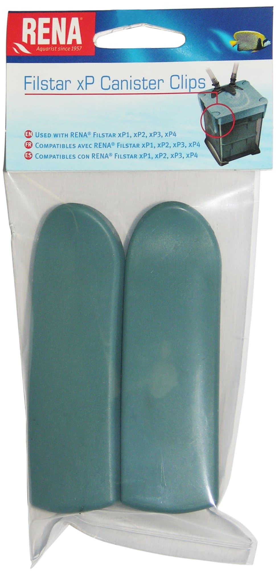 API FILSTAR XP CANISTER CLIPS Aquarium Canister Filter Spare Part 2-Count