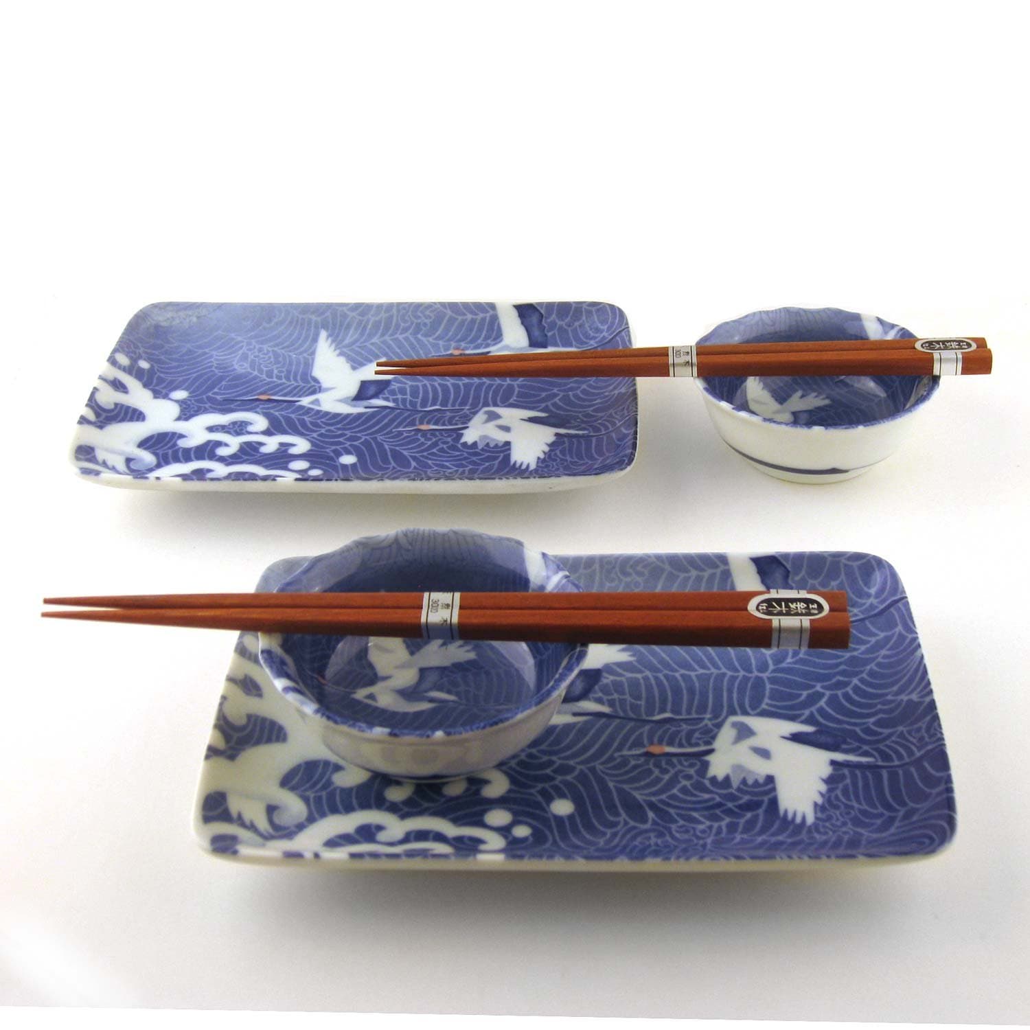 Cranes 6 Piece Dinnerware Set (Set of 6)