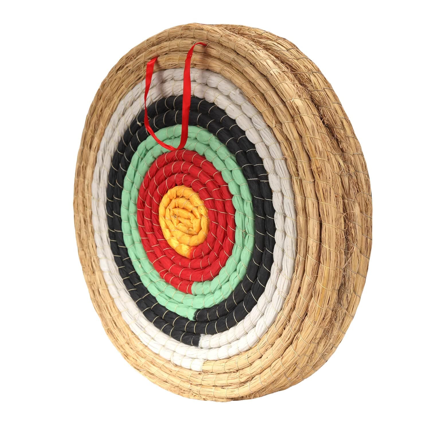 Archery Targets for Backyard Hand-Made Straw Archery Target for Recurve Bow Compound Bow or Longbow 20 Inches Traditional Bow Arrow Target for Kids Youth Adult Archery Hunting Practice